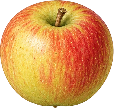 The drawing: apple