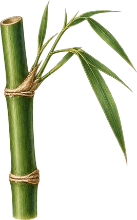The drawing: bamboo