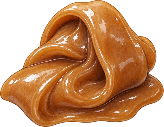 The drawing: caramel