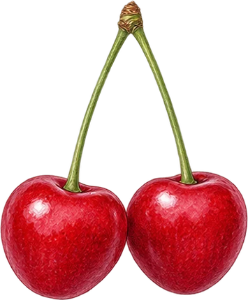 The drawing: cherry