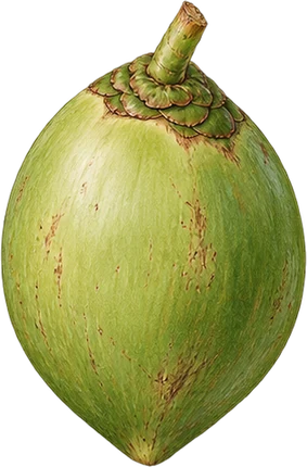 The drawing: coconut