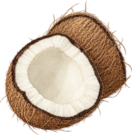 The drawing: coconut