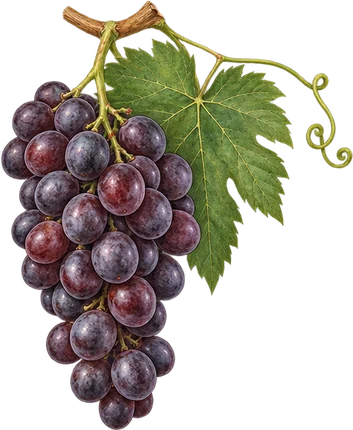 The drawing: grape