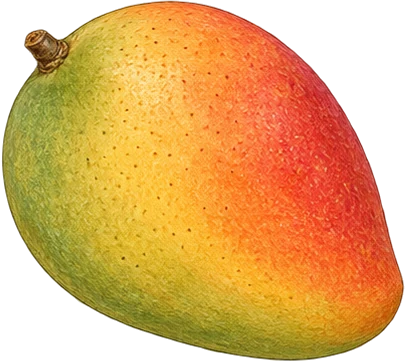 The drawing: mango