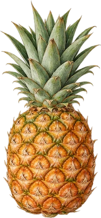 The drawing: pineapple