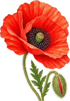 The drawing: poppy