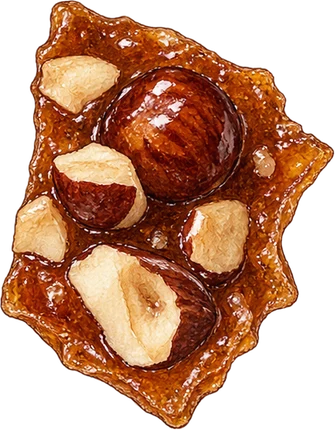 The drawing: praline