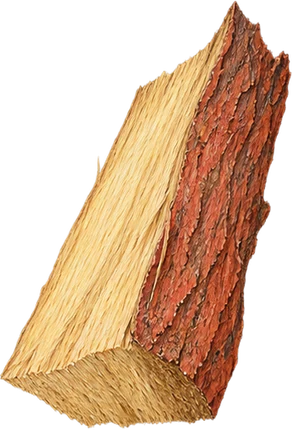 The drawing: rosewood, split billet
