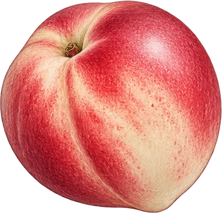 The drawing: white nectarine