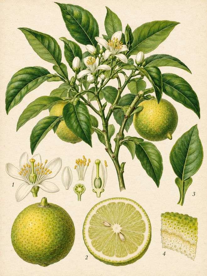 The plate: bergamot
