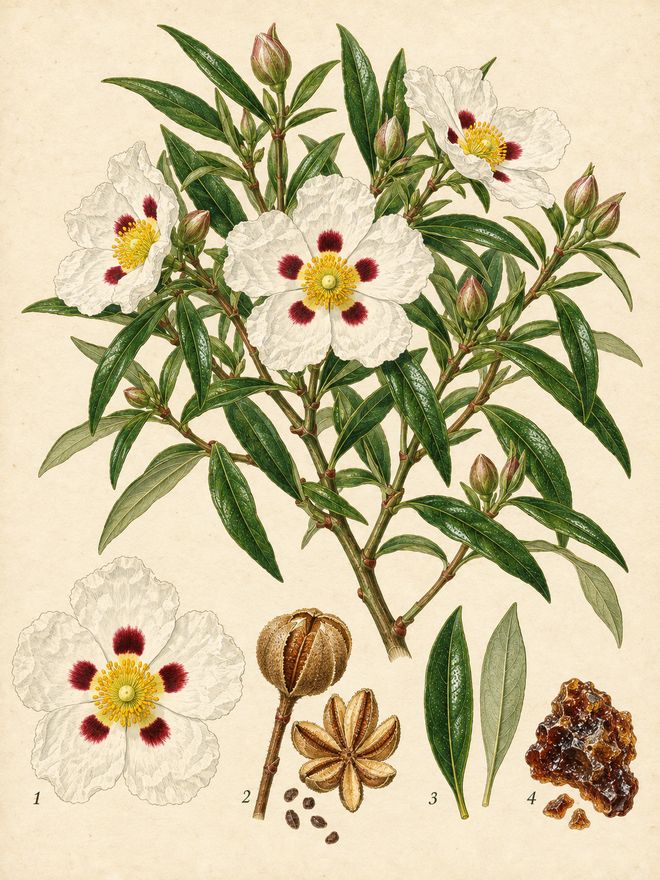 The plate: cistus / labdanum