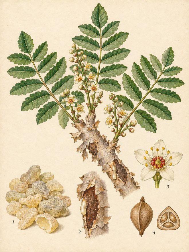 The plate: frankincense / olibanum