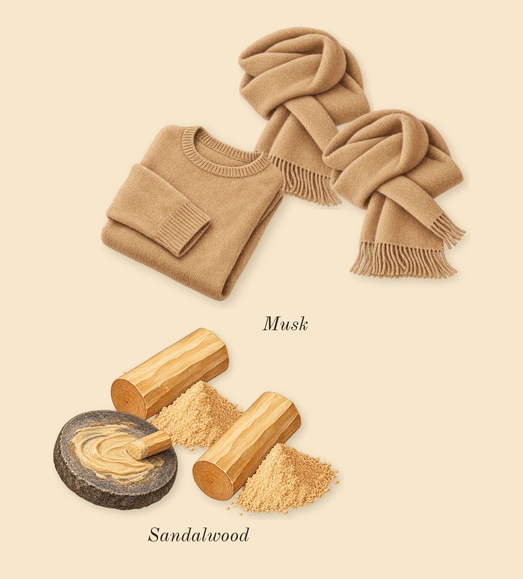 Fierce, dry-down: Sandalwood, Musk