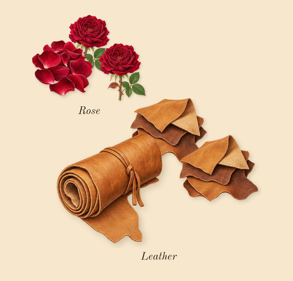 Kayaan Classic, heart: Leather, Rose