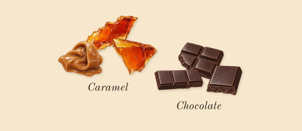 Resala, heart: Caramel, Chocolate