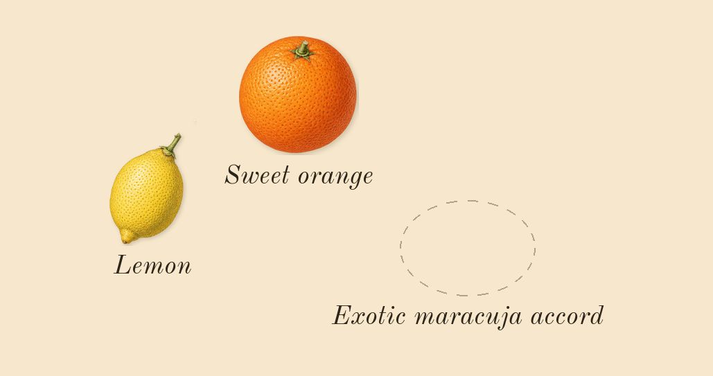 Power of You, top notes: Exotic maracuja accord, Sweet orange, Lemon