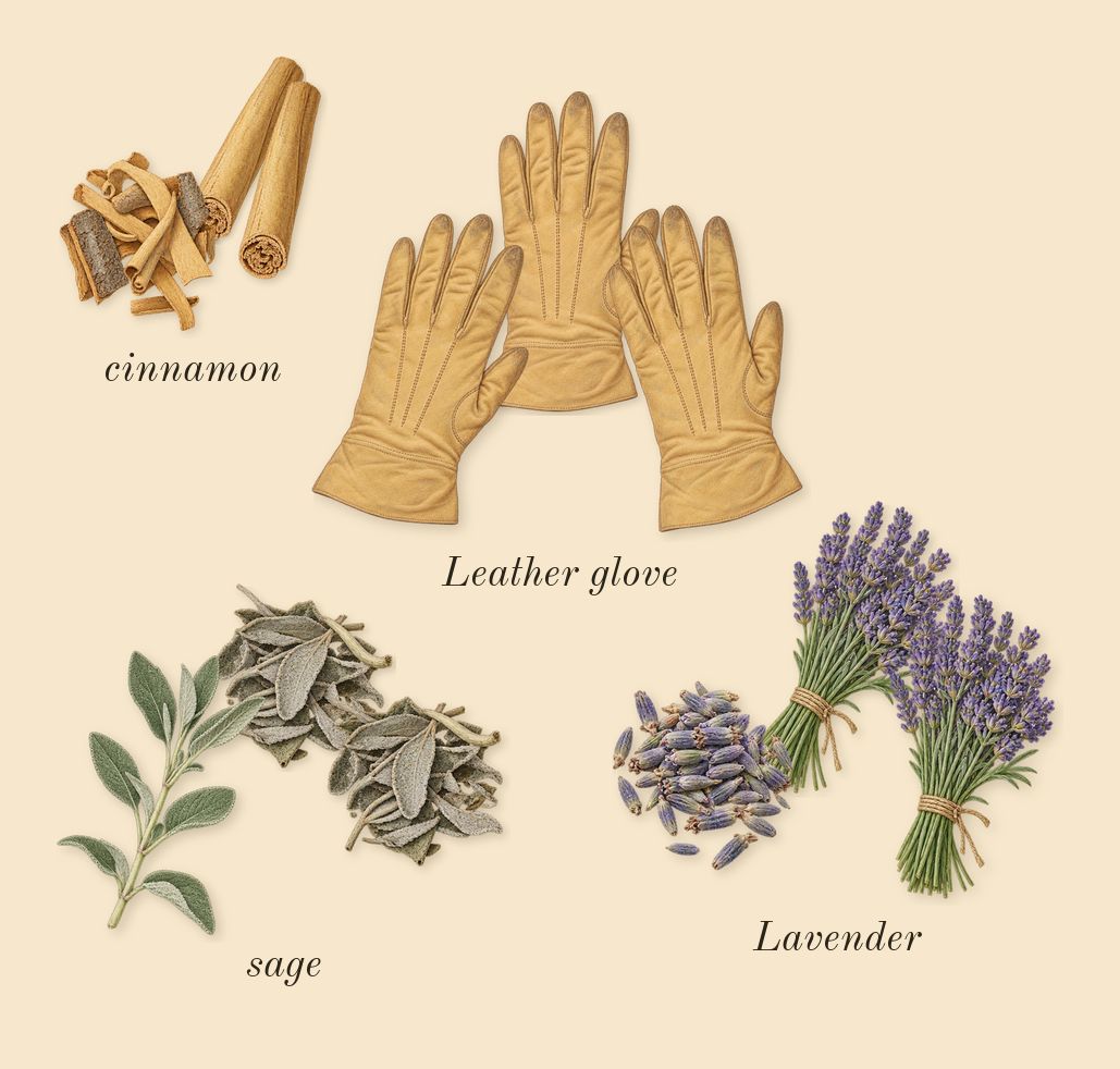 Stronger With You Intensely, heart: Lavender, sage, cinnamon, Leather glove