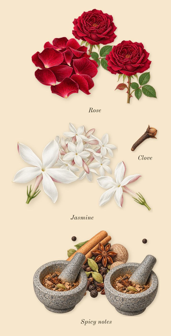 Summer Mink, heart: Jasmine, Rose, Spicy notes, Clove