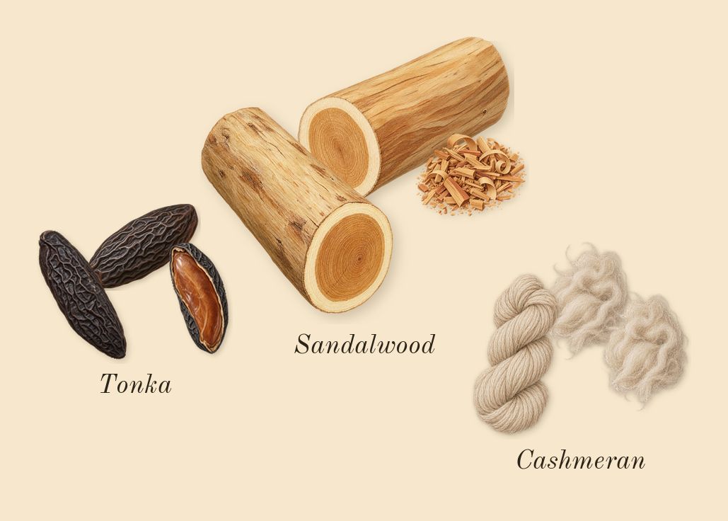 Blossom Love, dry-down: Tonka, Sandalwood, Cashmeran