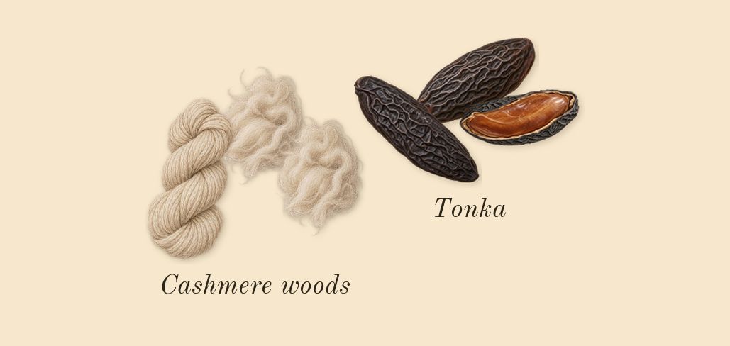 Eleventh Hour, dry-down: Tonka, Cashmere woods