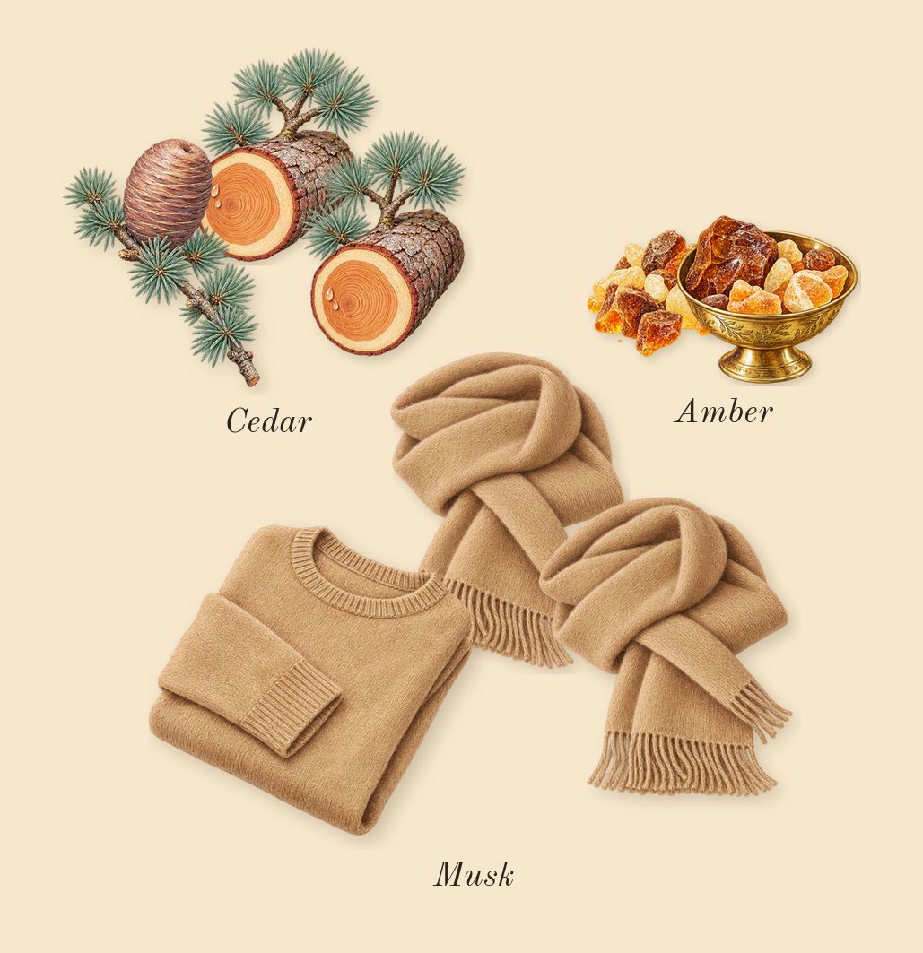 Mojave Ghost Absolu, dry-down: Cedar, Musk, Amber