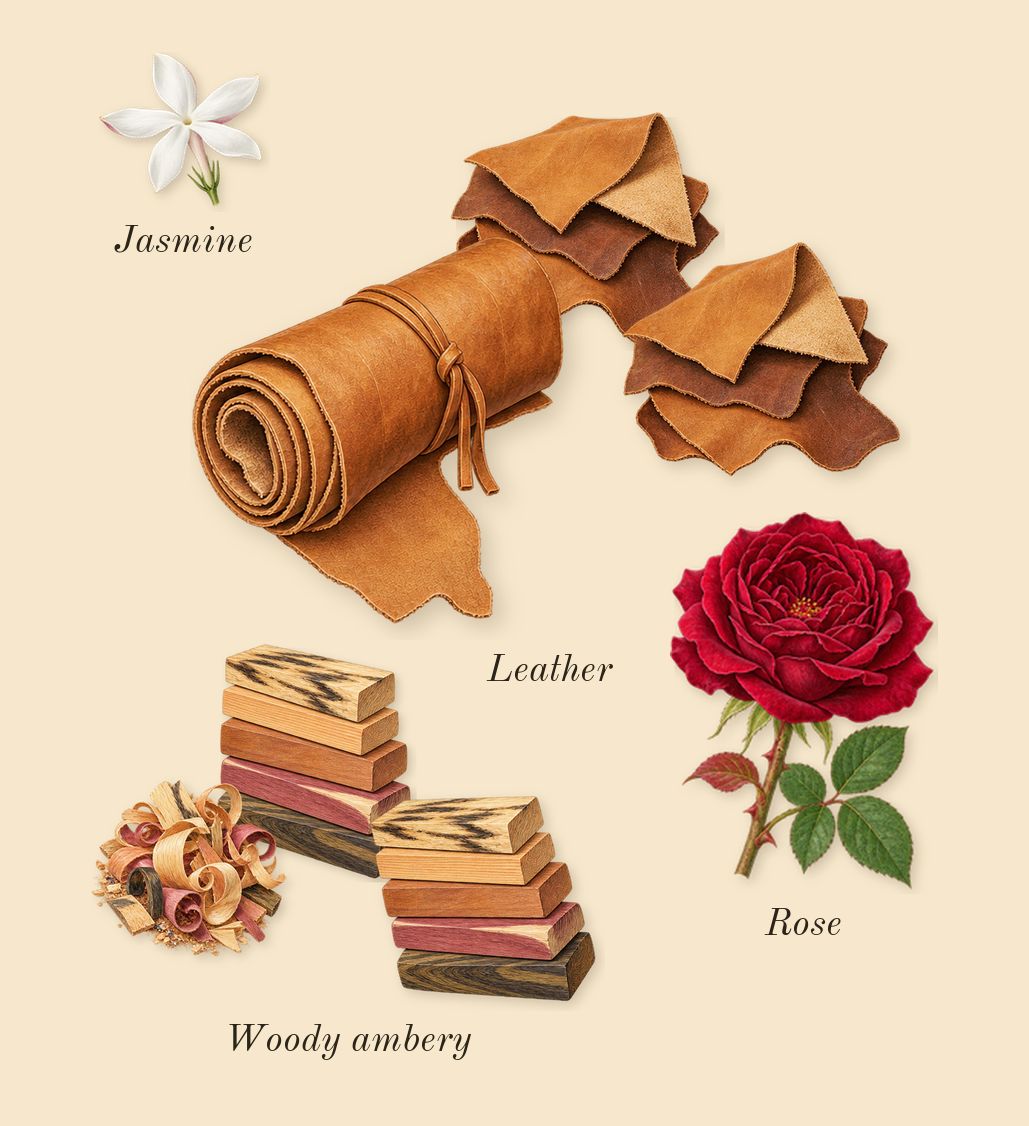 Bleu de Chanel L'Exclusif, heart: Woody ambery, Leather, Jasmine, Rose
