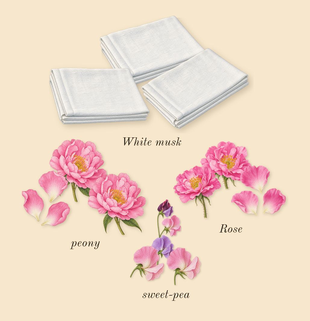 Miss Dior Blooming Bouquet, heart: Rose, peony, White musk, sweet-pea