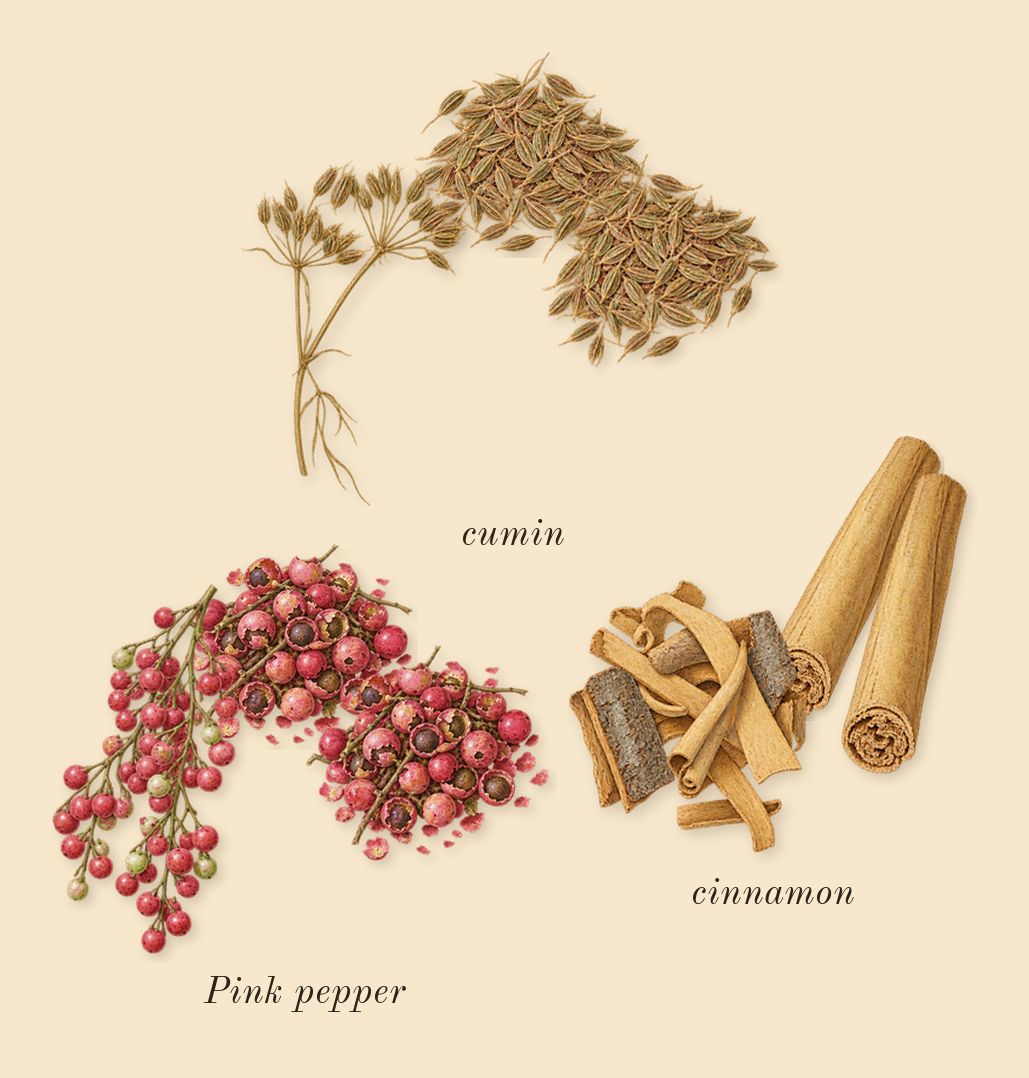 Epic Woman, top notes: cumin, Pink pepper, cinnamon
