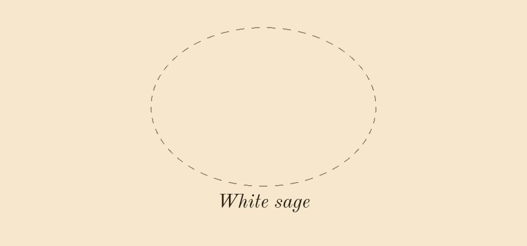 Paragon, heart: White sage