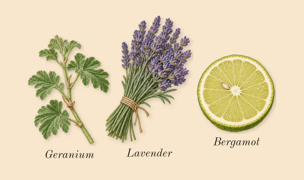 Side Effect, top notes: Bergamot, Geranium, Lavender