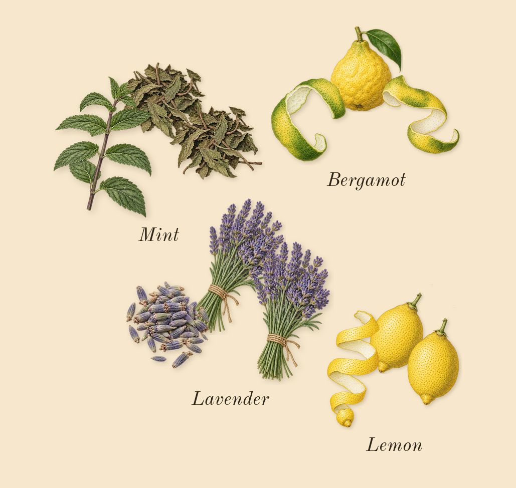 Ultra Male, top notes: Lavender, Bergamot, Mint, Lemon