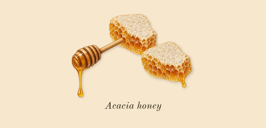 Nectarine Blossom & Honey Cologne, heart: Acacia honey