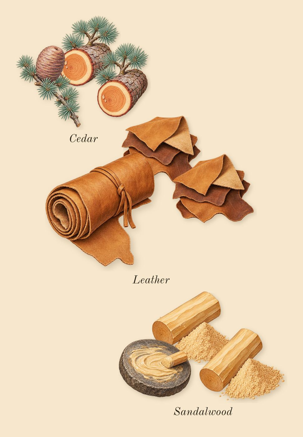 Game of Spades Bid, dry-down: Cedar, Leather, Sandalwood