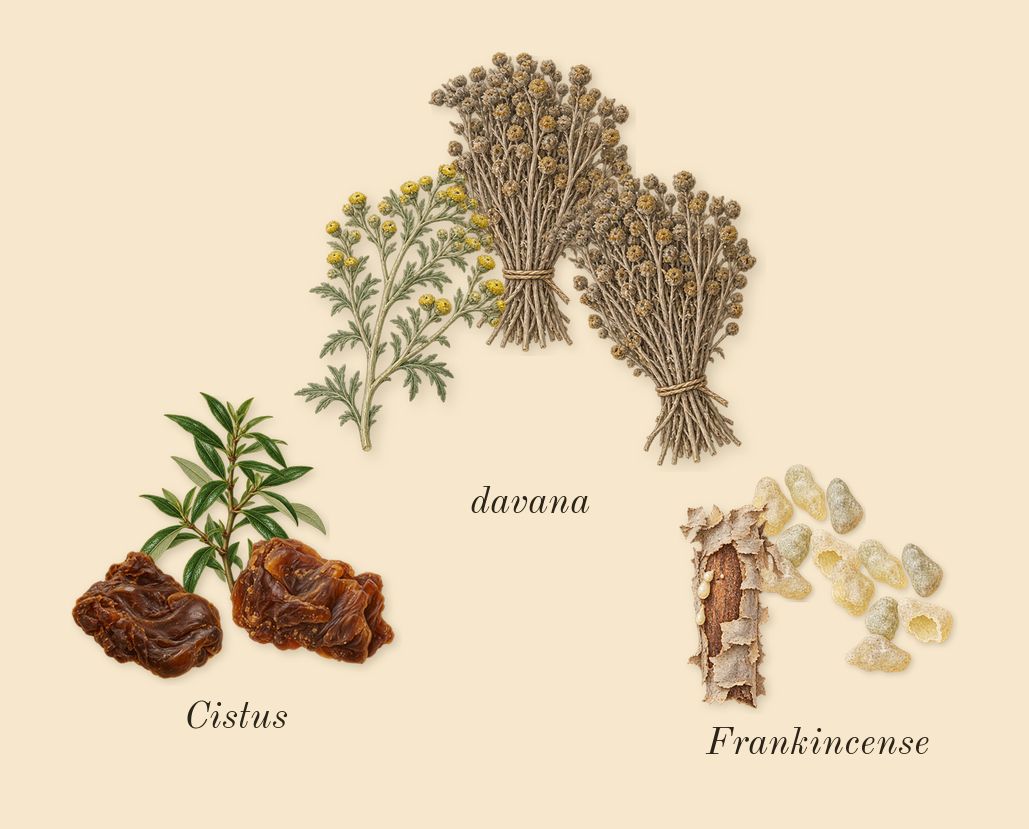 Jubilation 25 Woman, heart: davana, Cistus, Frankincense