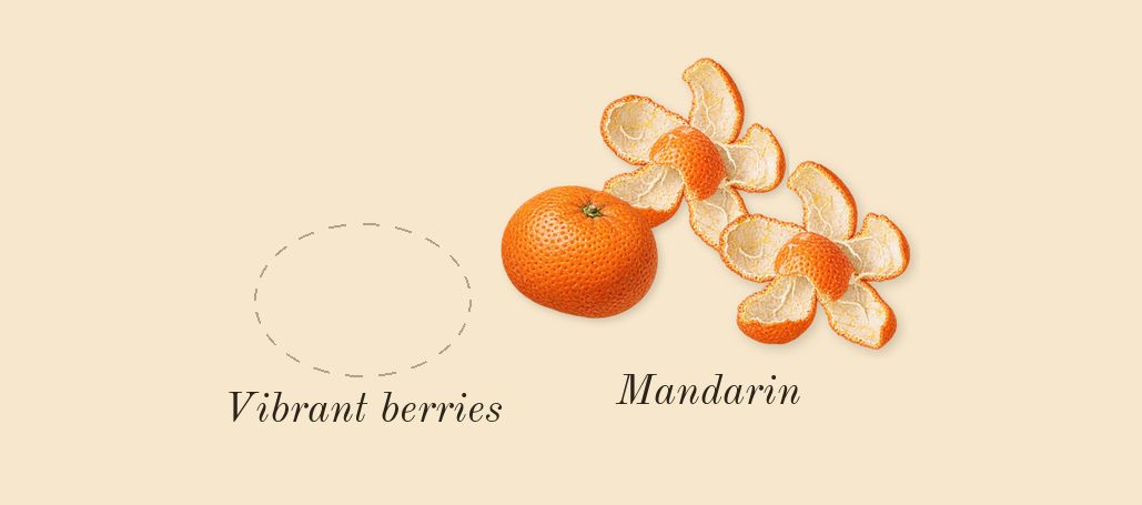 Viva La Juicy, top notes: Vibrant berries, Mandarin