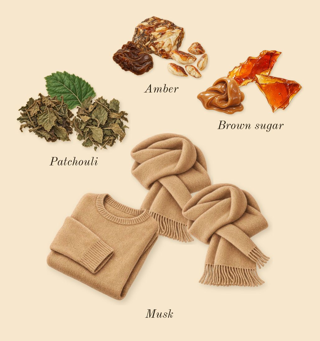 Vanilla 28, dry-down: Brown sugar, Musk, Patchouli, Amber