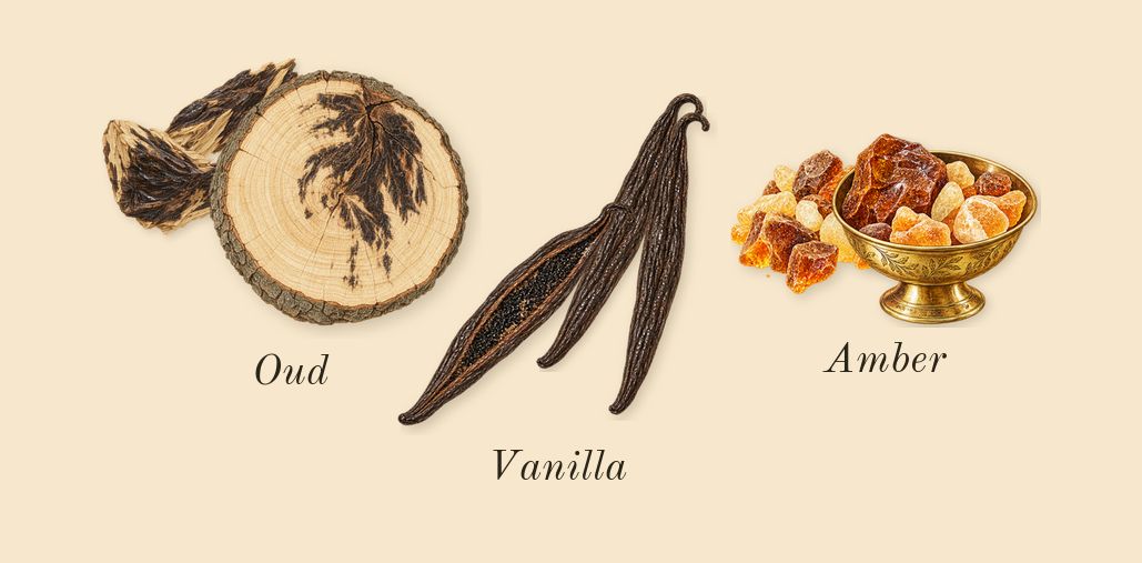 Bade'e Al Oud Amethyst, dry-down: Oud, Amber, Vanilla