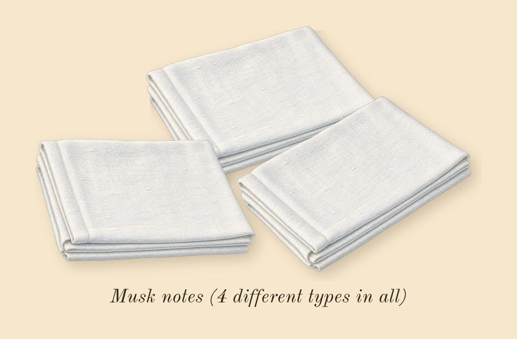 Gaïac 10, heart: Musk notes (4 different types in all)