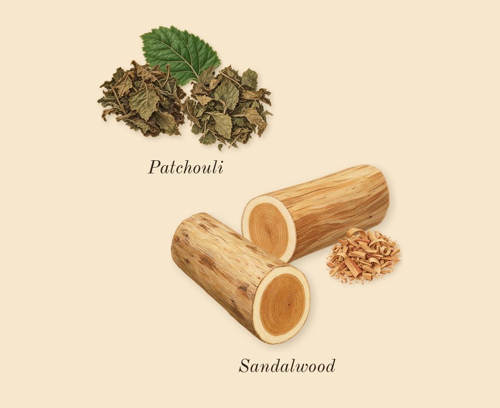 Luxe Nightlife, heart: Patchouli, Sandalwood, Raspberry
