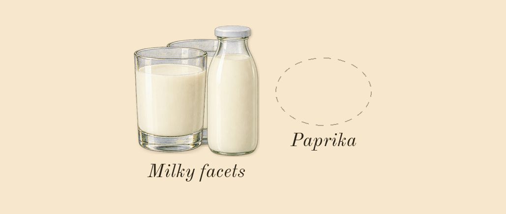 Aldebaran, heart: Paprika, Milky facets