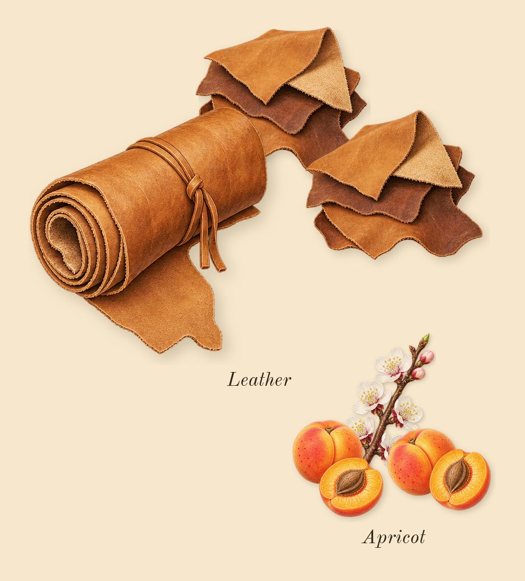 Ganymede, heart: Leather, Apricot
