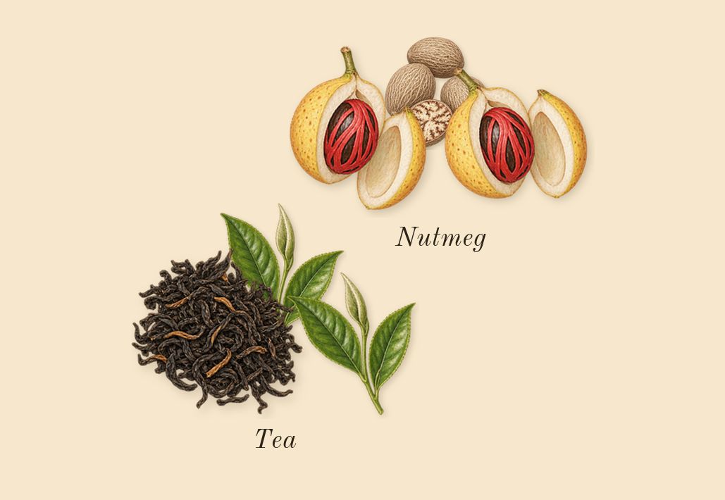 Wūlóng Chá, heart: Tea, Nutmeg