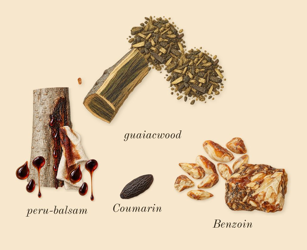 Paradigme, dry-down: peru-balsam, Benzoin, guaiacwood, Coumarin