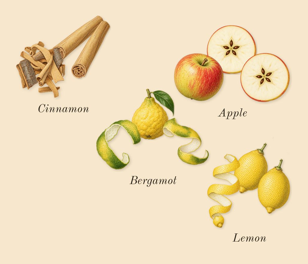 Hawas For Him, top notes: Apple, Bergamot, Lemon, Cinnamon