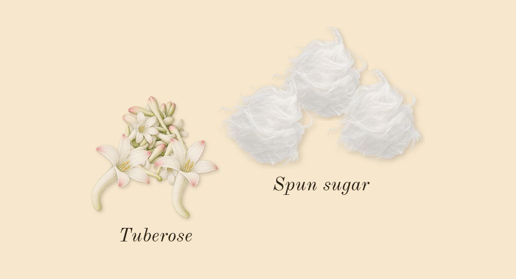 Hawas Pink, heart: Tuberose, Spun sugar