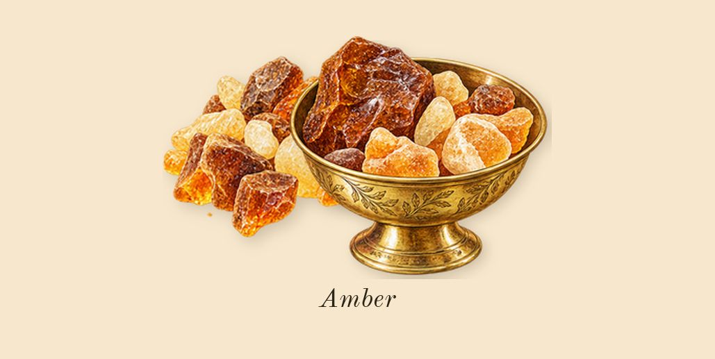 Gharaam, heart: Amber