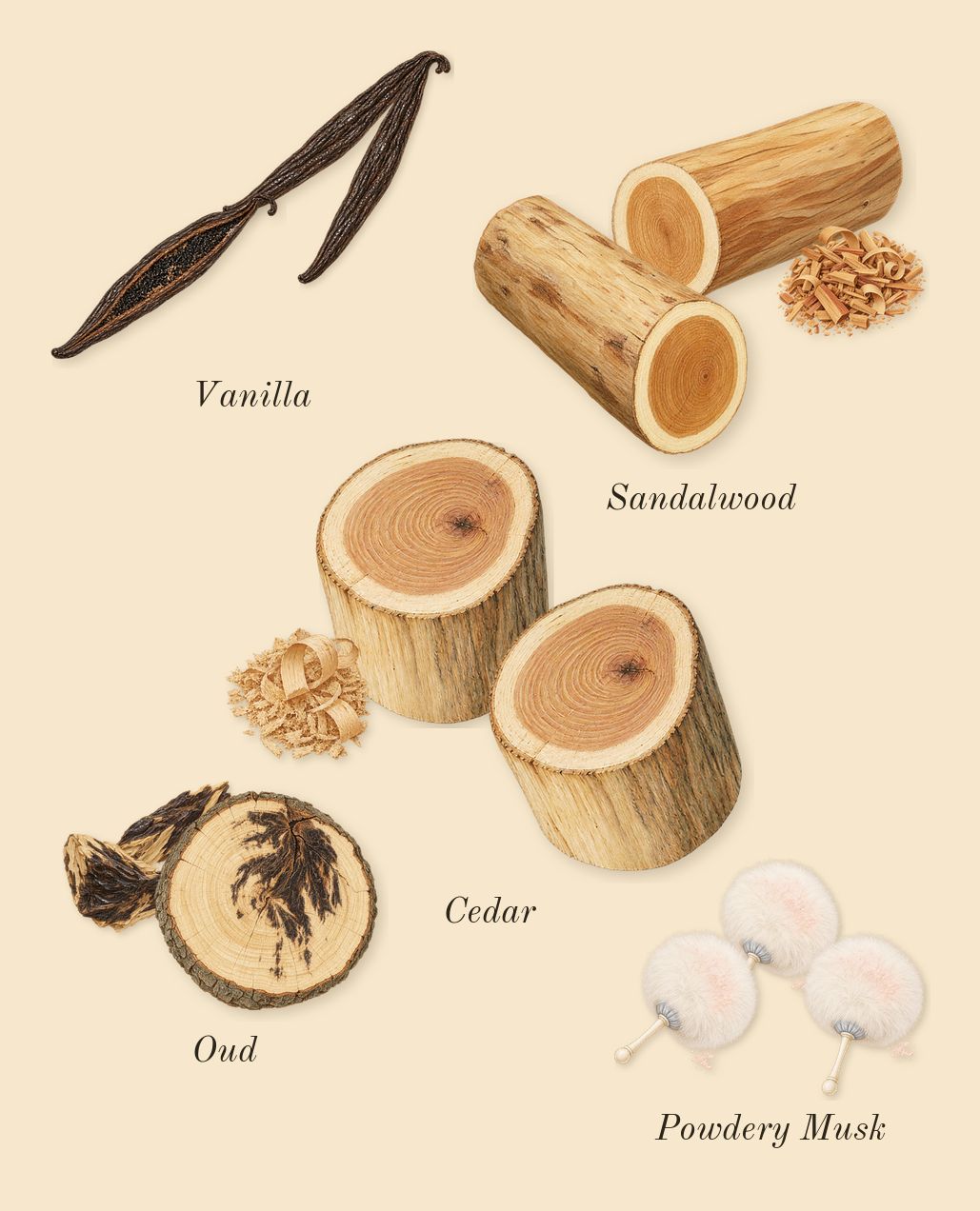 Shaghaf Oud Ahmar, dry-down: Cedar, Sandalwood, Vanilla, Powdery Musk, Oud