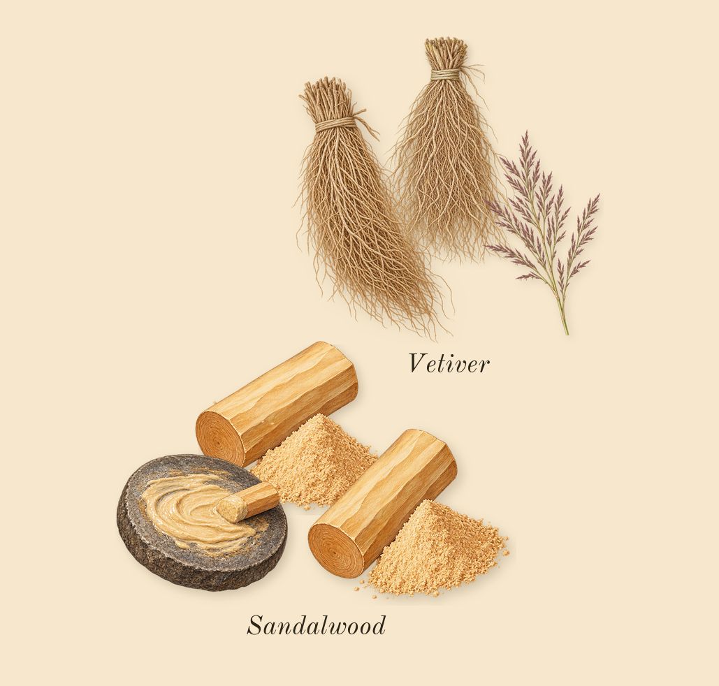 Poets of Berlin, dry-down: Sandalwood, Vetiver
